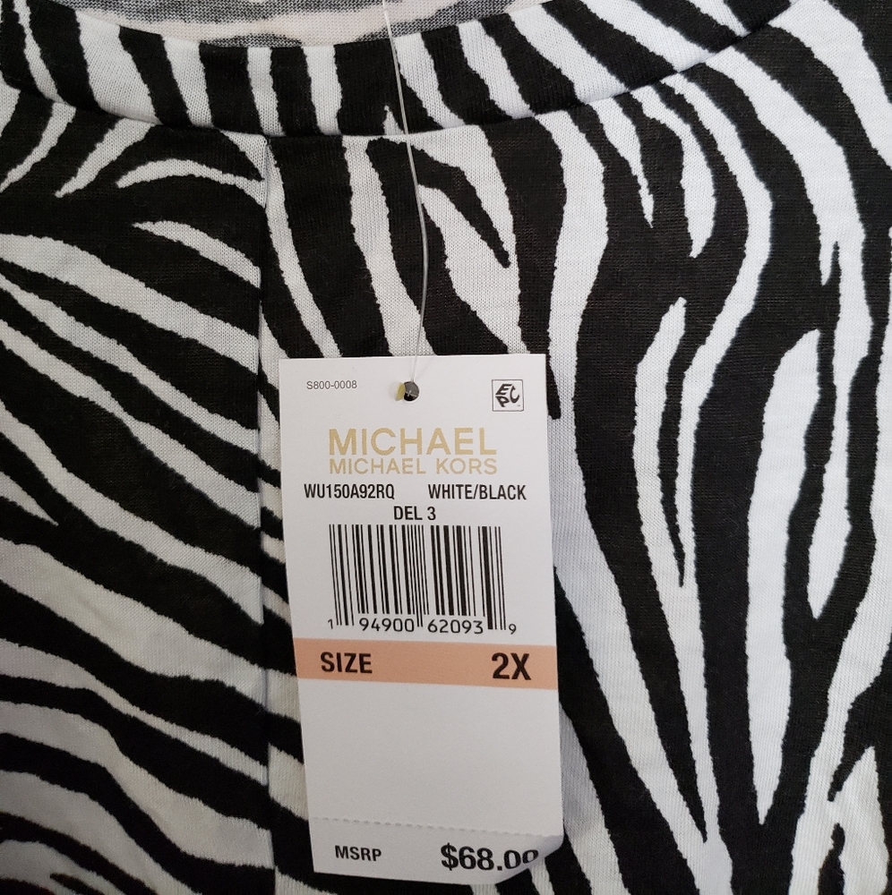Michael Kors cold shoulder blouse